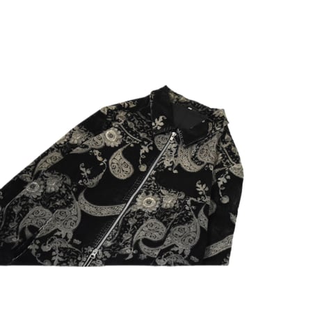 Paisley Design Double Zip Jacket