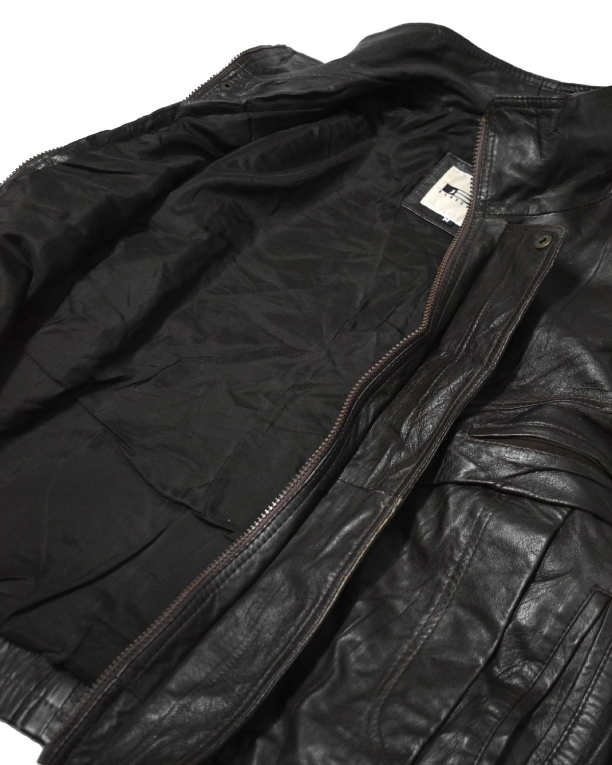Vintage Short Length Real Leather Jacket | 水戸 古