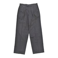Vintage Linen Blend Two Tuck Slacks