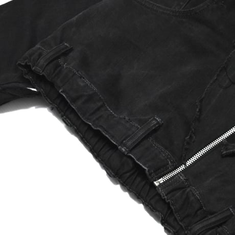 “Remake by VERS” Utility Denim Hoodie Jacket