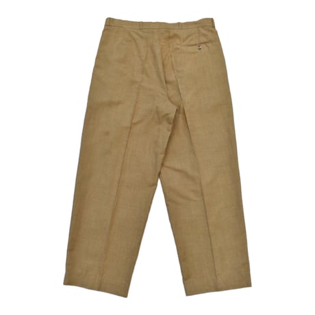 EURO Vintage Linen Blend Two Tuck Slacks
