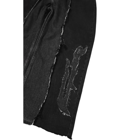 “Remake by VERS” Twincut Western Flare Denim Pants