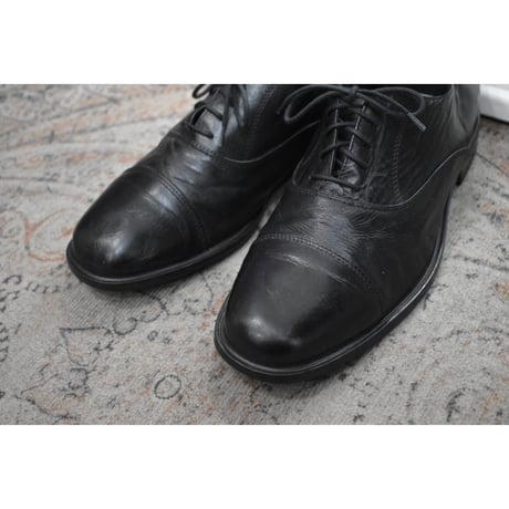 EURO Straight Tip Leather Shoes