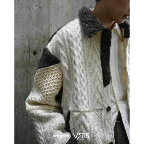 "Remake by VERS" Rebuild Knit Field Jacket