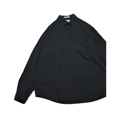 Minimal Rayon Black L/S Shirt