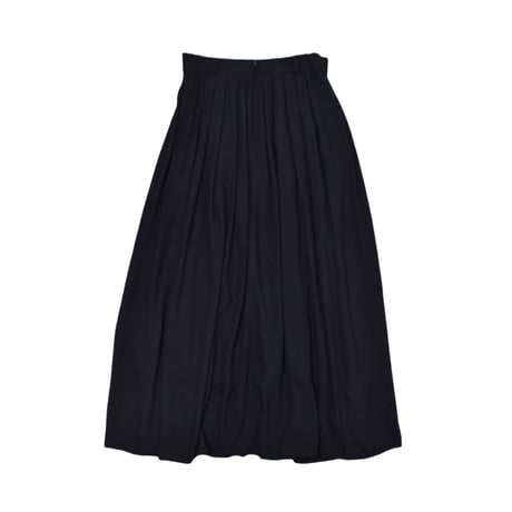 EURO Vintage Black Pleat Skirt