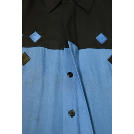 Fly Front Embroidery Design L/S Shirt