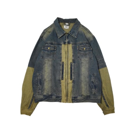 Vintage Switching Denim Jacket