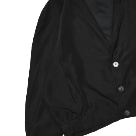 Vintage Silk Tailored Blouson Jacket