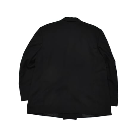 EURO Vintage Double Breasted Tailored Jacket -Black-
