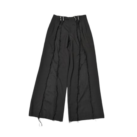 “Remake by VERS” Noir Flow Flare Slacks
