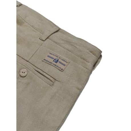 EURO Design Two Tuck Linen Slacks