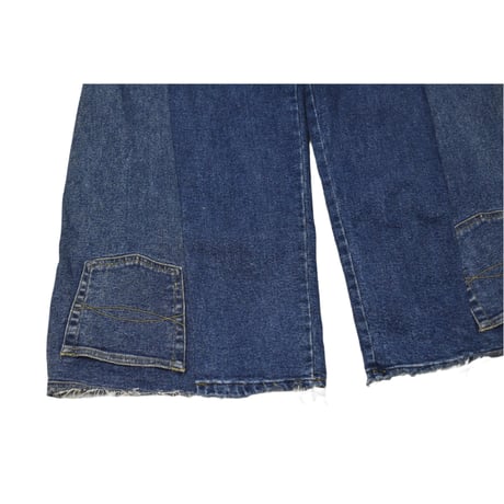 VERS Remake Upside Down Flare Denim Pants