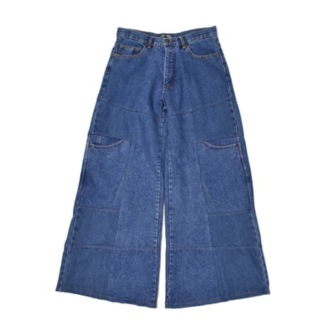 "Remake by VERS" Switching Flare Denim Pants
