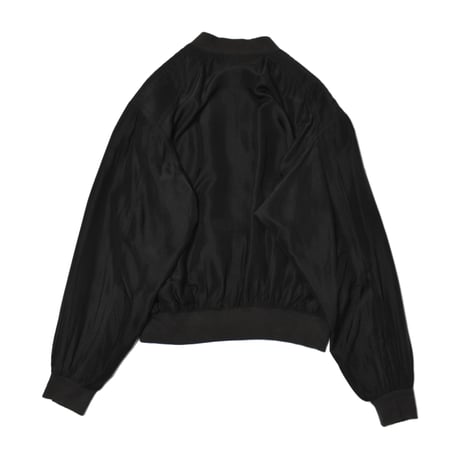 Vintage Silk Bomber Jacket