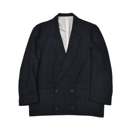 EURO Vintage Shadow Check Tailored Jacket