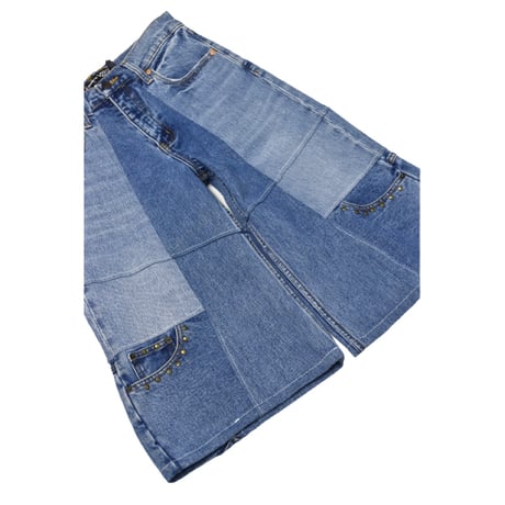 “Remake by VERS” Sevenedge Switching Denim Pants