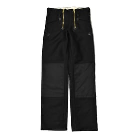 40s logger pants ステンシルロガーパンツ　ワークパンツ　USA製 0301/ FHB German logger pants d.stock ブラック コットン