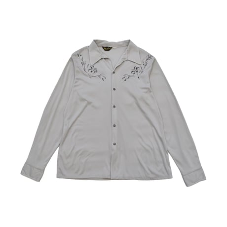 Vintage Embroidery Design L/S Shirt
