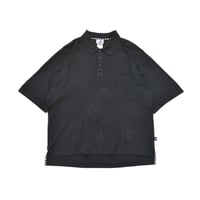 90s adidas Minimal Black Polo Shirt