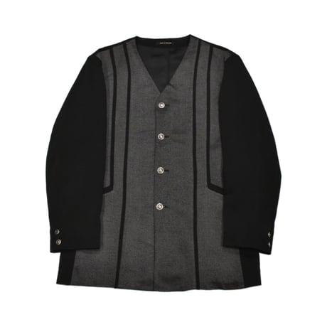 UK Vintage Panel Collarless Jacket