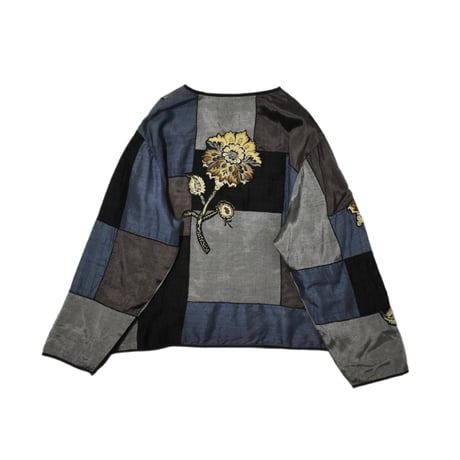 Flower Embroidery Goblin Design Jacket