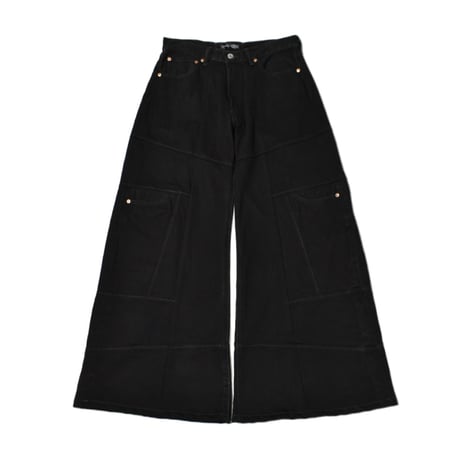 "Remake by VERS" Switching Flare Denim Pants