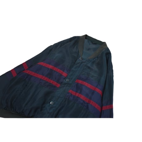Vintage Switching Silk Blouson