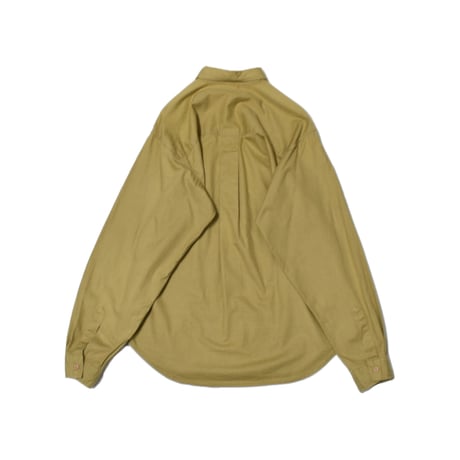 Vintage Asymmetry Twin Pocket Design L/S Shirt