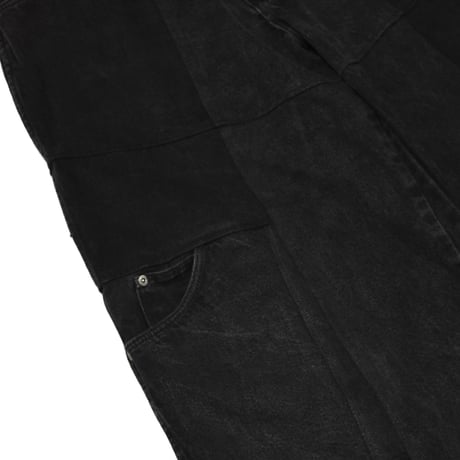 "Remake by VERS" Switching Flare Denim Pants
