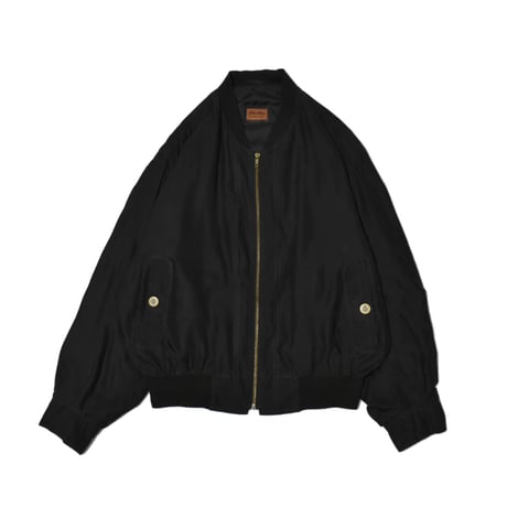 Vintage Silk Bomber Jacket