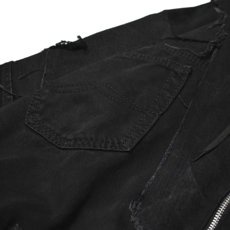 “Remake by VERS” Utility Denim Hoodie Jacket