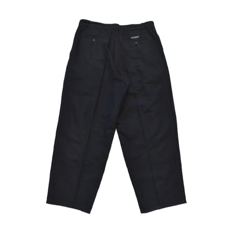 EURO Vintage Linen Blend Wide Two Tuck Slacks
