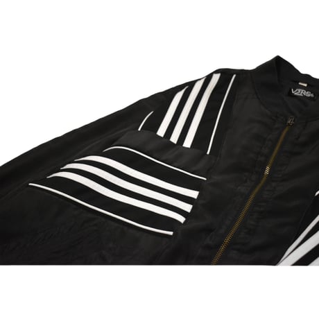 VERS Remake Track Mix Silk Blouson