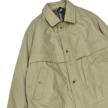 Sand Beige Utility Collar Jacket