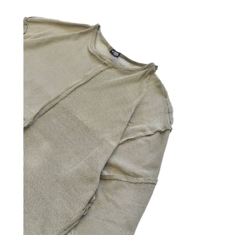 "Remake by VERS" Rebuild Mesh Layered Long Sleeve