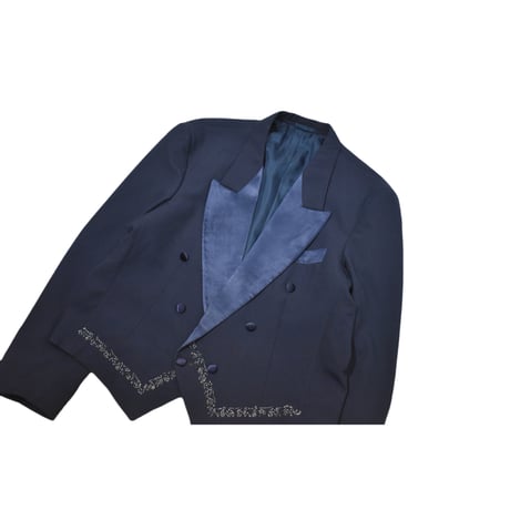 Vintage Embroidery Short Length Tailored Jacket