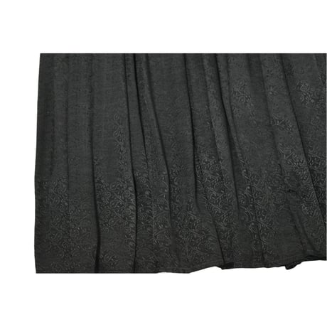 Vintage Black Accordion Pleat Skirt
