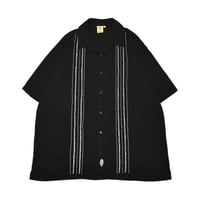 Embroidery Open Collar S/S Shirt
