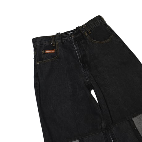 "Remake by VERS" Turn-Up Switching Denim Pants