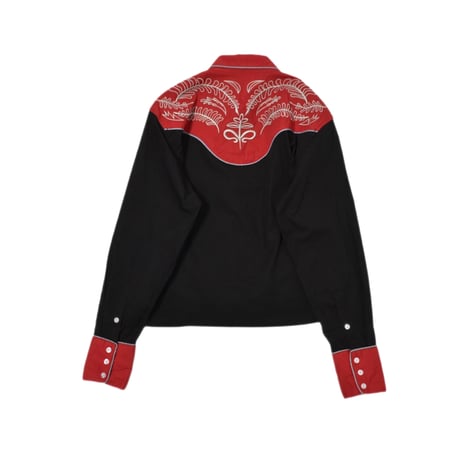 "Remake by VERS" Embroidery Short Length Western L/S Shirt