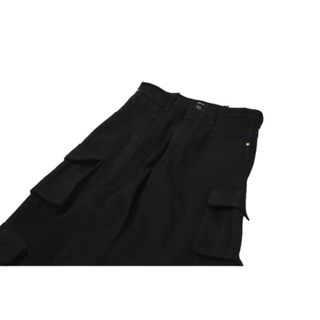 VERS Remake Wide Flare Cargo Denim Pants