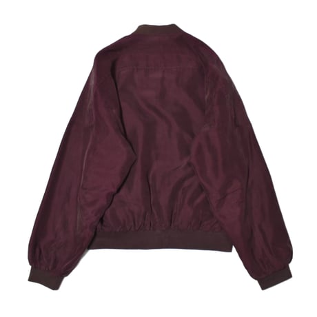 Vintage Silk Bomber Jacket