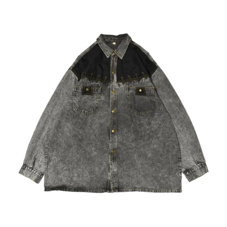 Switching Western Denim Shirt