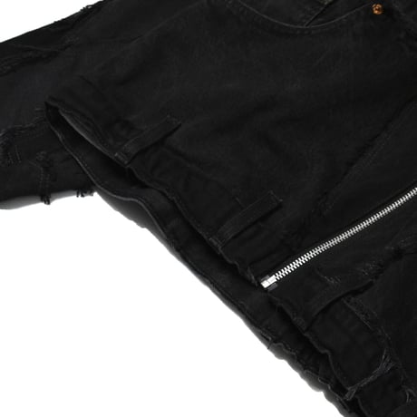 “Remake by VERS” Utility Denim Hoodie Jacket