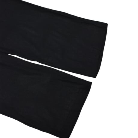 Black Linen Flare Pants