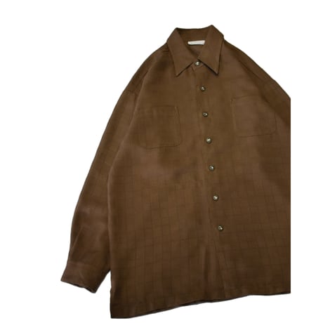 Jacquard Check Design L/S Shirt