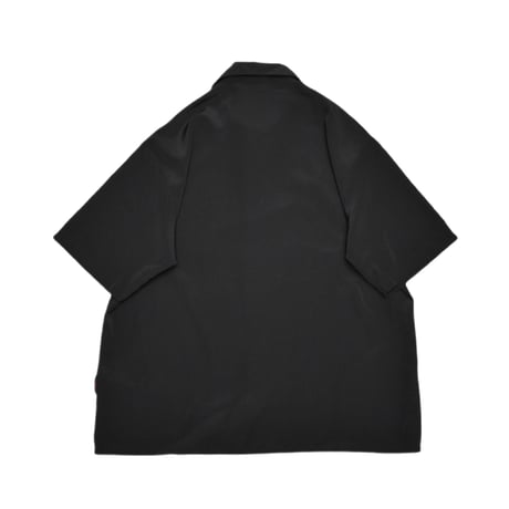 2000s Embroidery Open Collar S/S Shirt
