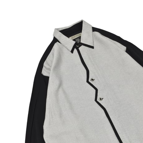 Vintage Fly Front Design L/S Shirt