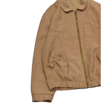 Vintage Design Zip Blouson